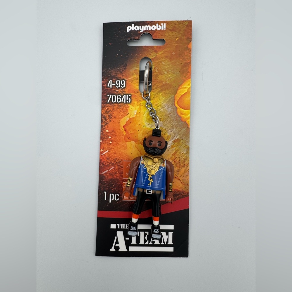 Playmobil‎ Mr. T B.A. Baracus A-Team Keychain Figure #70645 NEW Licensed